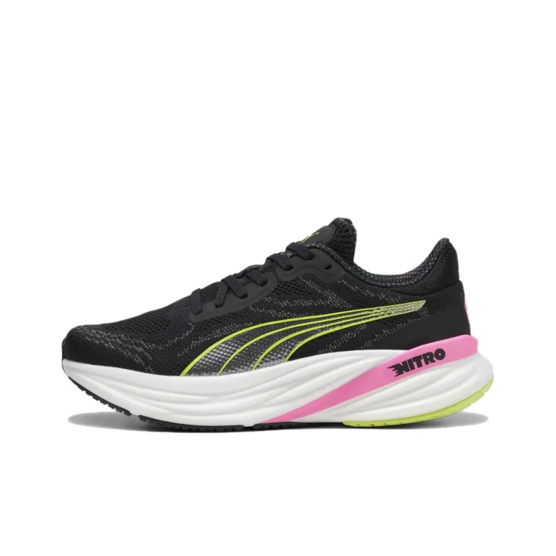 Puma Women's Magnify Nitro 2 'Black Lime Pink'-0