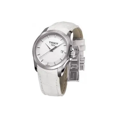 TISSOT Kutu Collection Automatic Mechanical Movement Women's Watch Watch 32mm White Dial T035.207.16.011.00-3