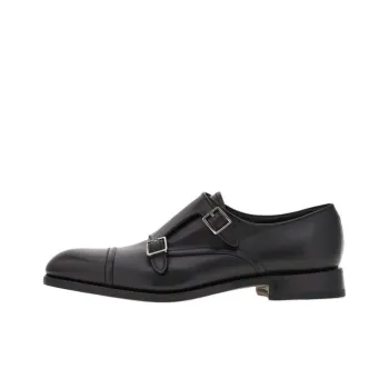 FERRAGAMO Double monkstrap Leather Monk Shoes