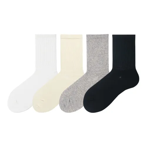Hello Monday Mid-Calf Socks Women's 4 Pack