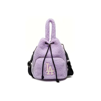 MLB Polyester Bucket Bags Handbags Shoulder Bag Crossbody Bag Regular Unisex Taro Purple
