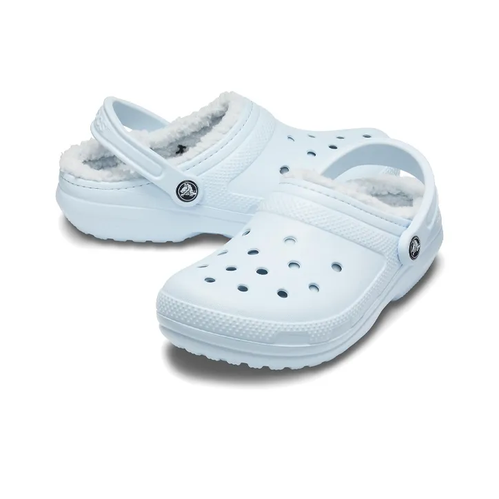 Crocs Classic Lined Clog Slip On 'Baby Blue'-3