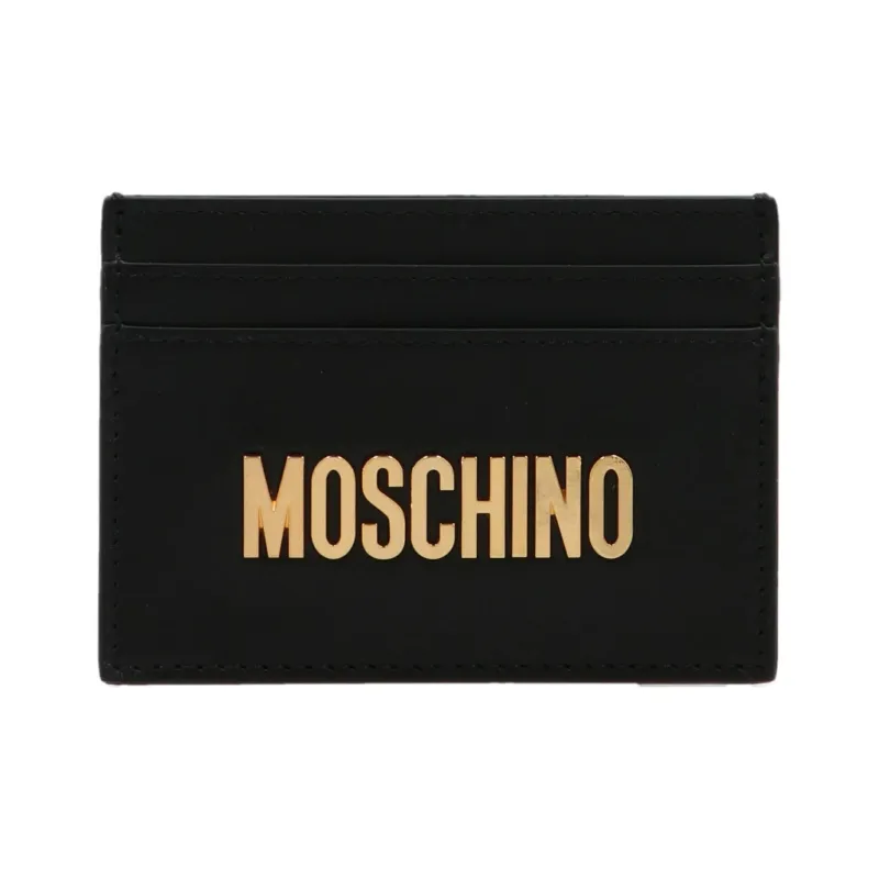 MOSCHINO Logo Plaque Cardholder-0