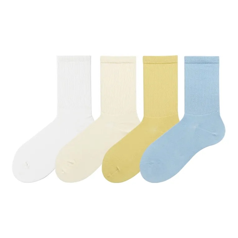 Hello Monday Mid-Calf Socks Women's 4 Pack-7