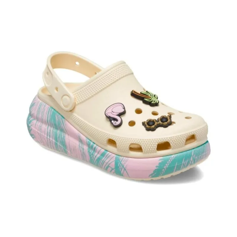 Crocs Classic Crush Spring Break Clogs Unisex Light Yellow-2