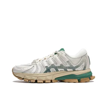 LiNing Cushioning Wear Resistant Low Top Running Shoes Men's White Green
