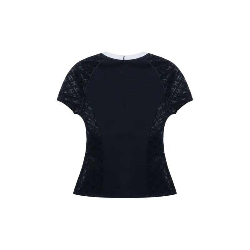 CHANEL Raglan Sleeve T Shirt Women's-6