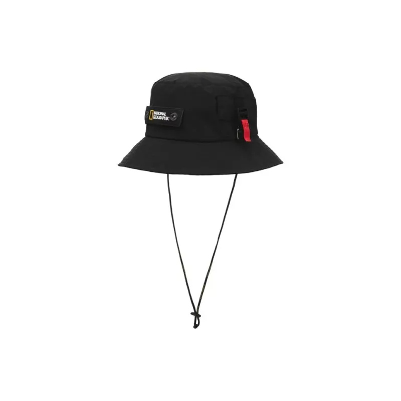 NATIONAL GEOGRAPHIC Nylon Polyester Bucket Hats Unisex Black-1