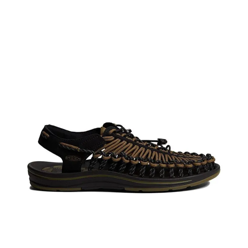 KEEN Uneek Beach Sandals Men's Black Brown-3