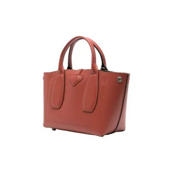 LONGCHAMP Small Roseau Leather Tote Bag
