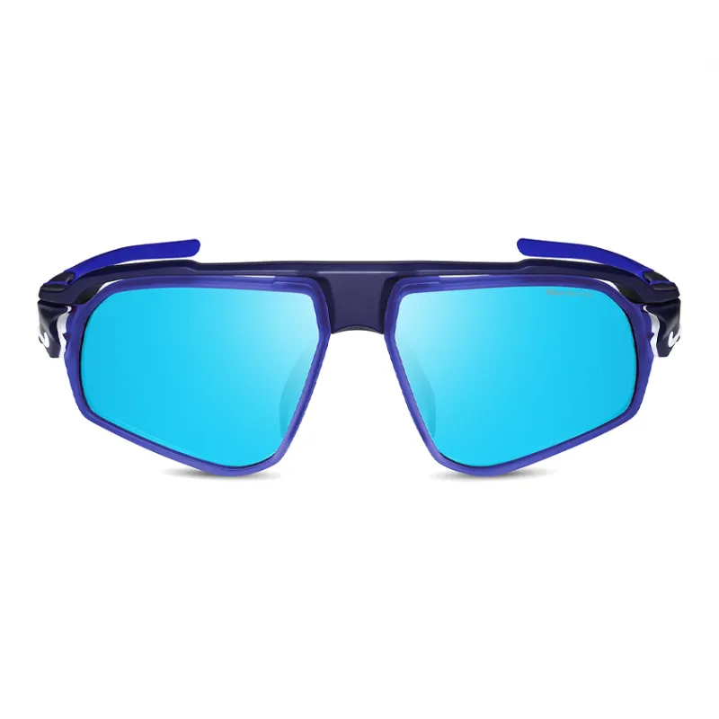 Nike Injection Molded Irregular Shape Sunglasses Unisex Black-1