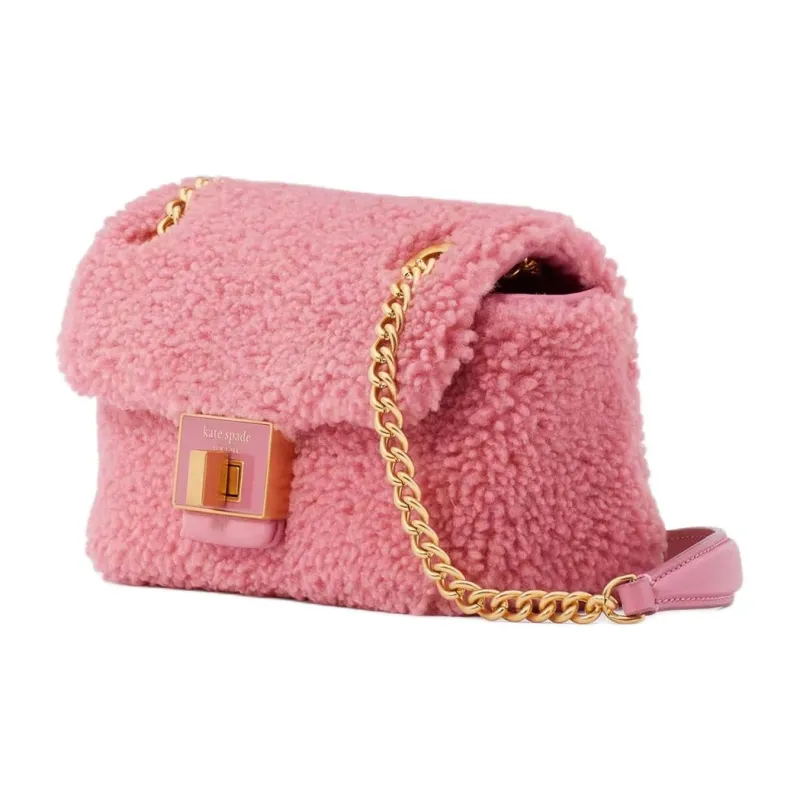 Kate Spade Evelyn Lambskin Shoulder Bag, Crossbody Bag Trumpets Women's Light Feather Pink-1