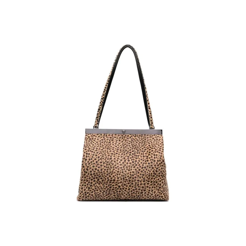VERSACE Pre-Owned Medusa Leopard-print Shoulder Bag-0