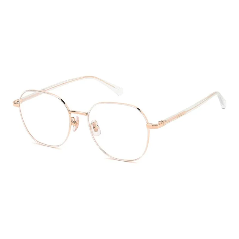 Polaroid Plate And Metal Square Eyeglass Frames Unisex-1