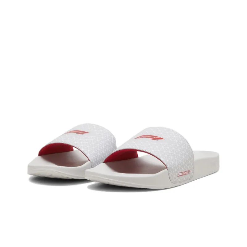 Puma Formula 1 X Leadcat 2.0 Slide 'White Pop Red'-2