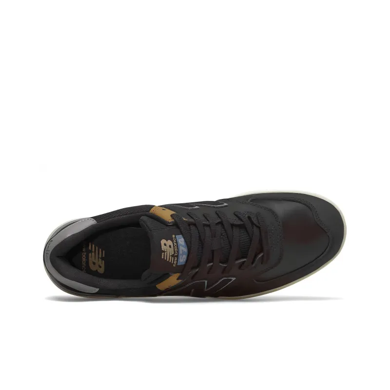 New Balance NB 574 All Coast Wear-Resistant Balanced Lightweight Breathable Low-Top Skateboard Shoes Men's Black-3