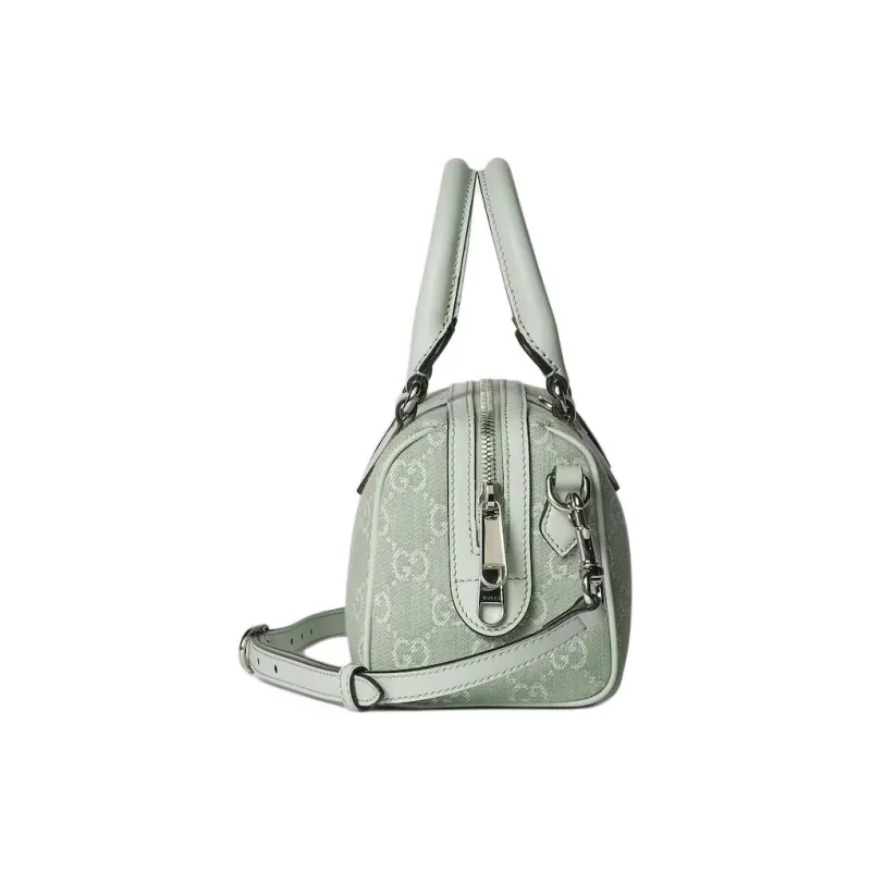 GUCCI Ophidia Denim Handbag, Shoulder Bag, Crossbody Bag, Travel Bag Mini Women's Light Green-2