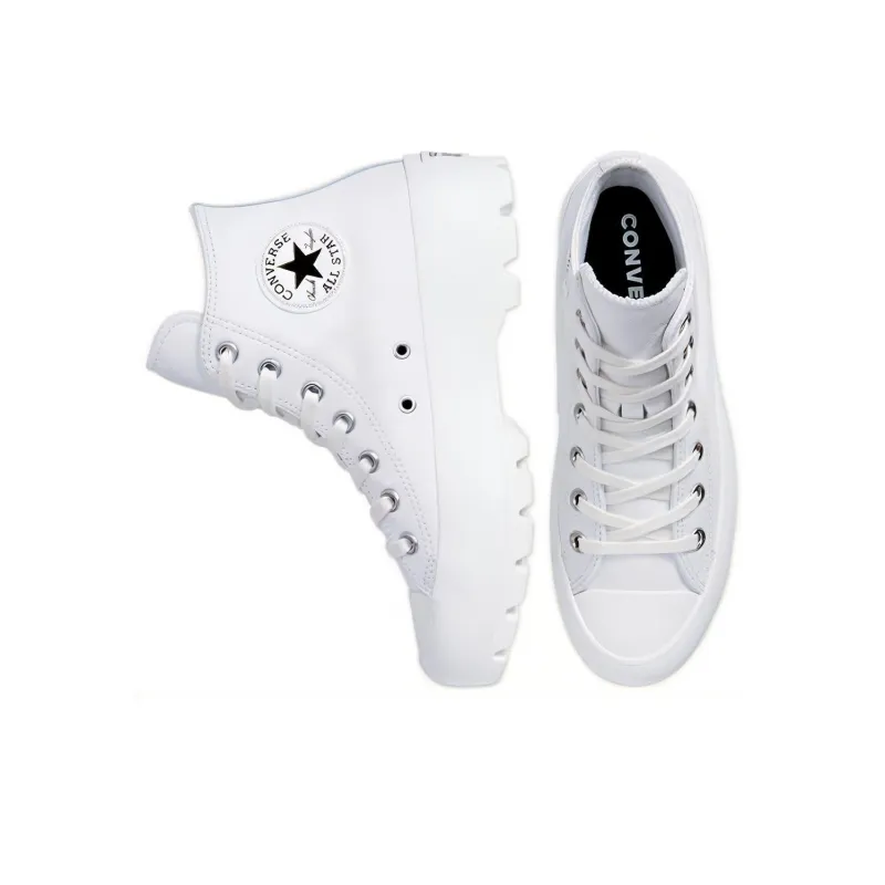 Converse Chuck Taylor All Star Lugged Leather Triple White Women's-3