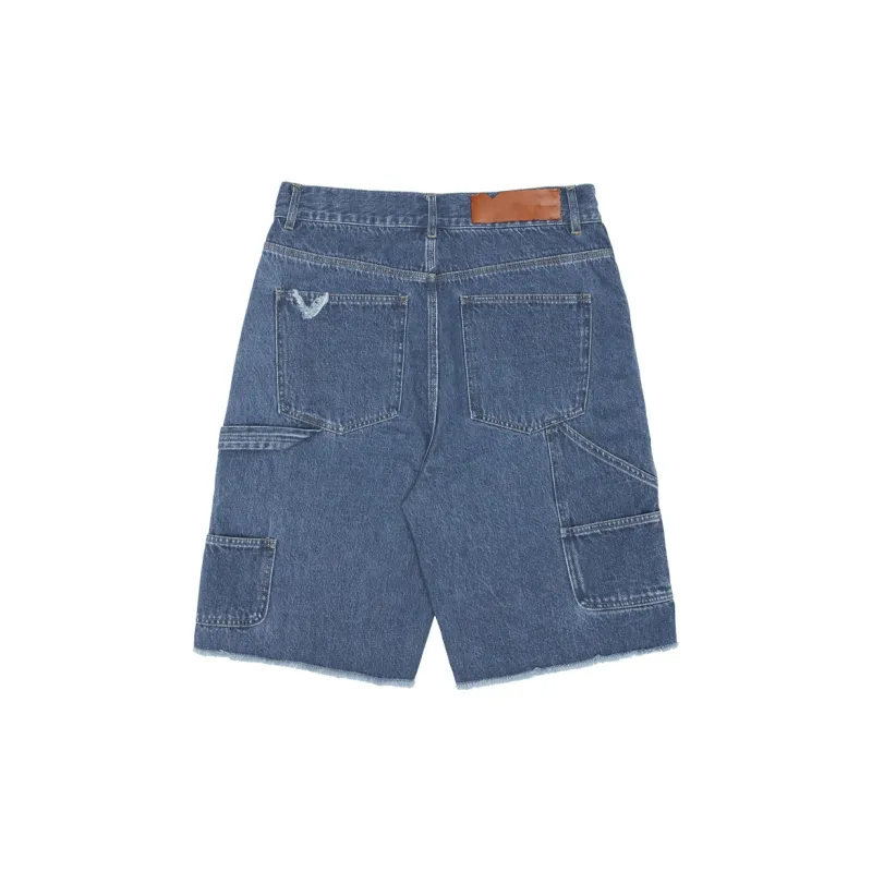 Randomevent SS24 Denim Shorts Unisex Blue-1