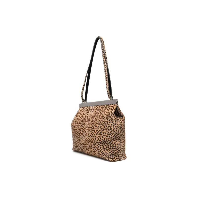 VERSACE Pre-Owned Medusa Leopard-print Shoulder Bag-1