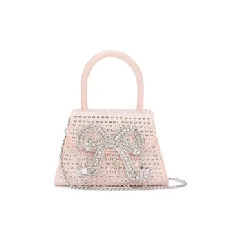 Self portrait Polyester Shoulder Bag, Crossbody Bag, Handbag Micro Women's Pink