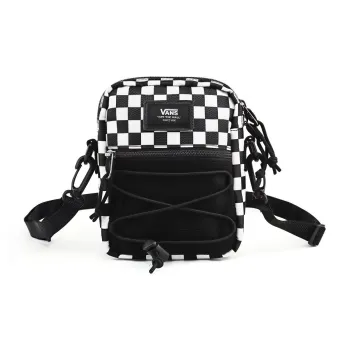 Vans Polyester Shoulder Bag Crossbody Bag Regular Unisex Black White