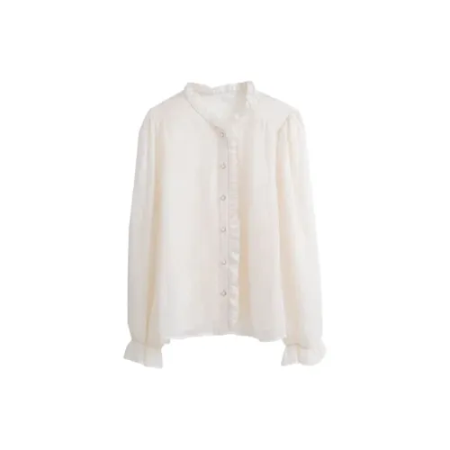 Olrain Shirts Women's Creamy Apricot