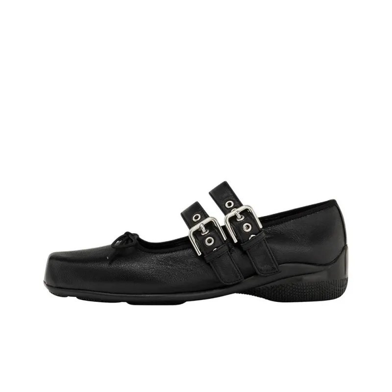 Open Yy Casual Single Shoes Women's Black-0