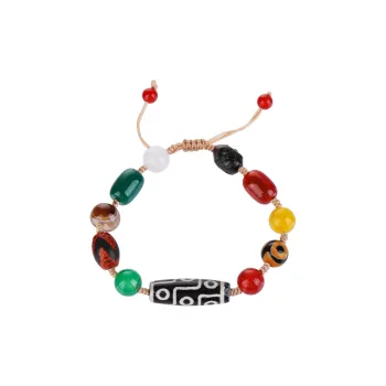 Artisan Lock Heart Jade Agate Jade Bracelets Unisex