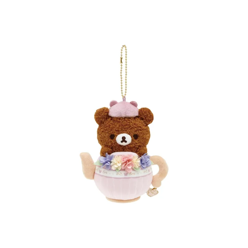 SAN X Brown Bear Rilakkuma Dolls Plush Pendant 13.5cm Height-0