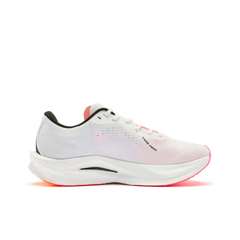 QIAODAN Strong Winds 2.0 Cushioning Anti-Slip And Wear-Resistant Low-Top Running Shoes Men's White Orange-1