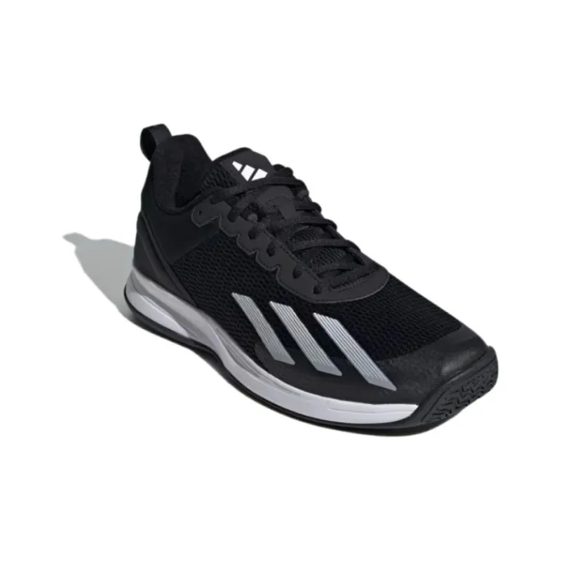 Adidas Courtflash Low Top Tennis Shoes Men's Black-3