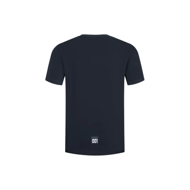 ARMANI EXCHANGE SS24 T Shirt Men's Navy Blue-1