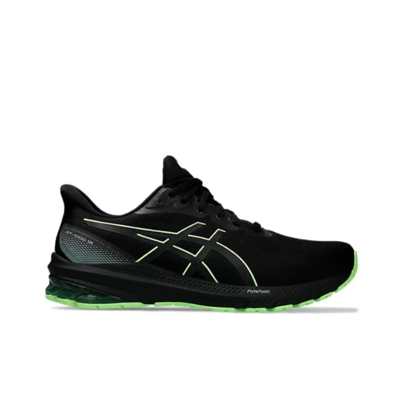 Asics GT 1000 12 Gtx Black Illuminate Green-1