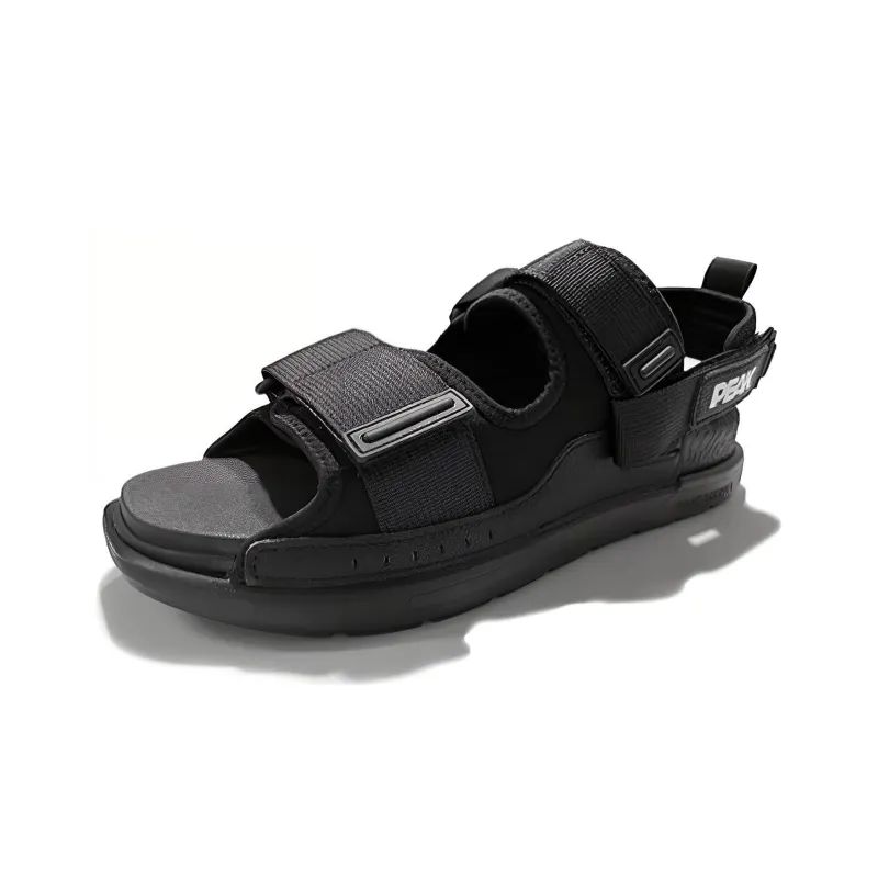 PEAK State Pole Beach Sandals Men's Black-2
