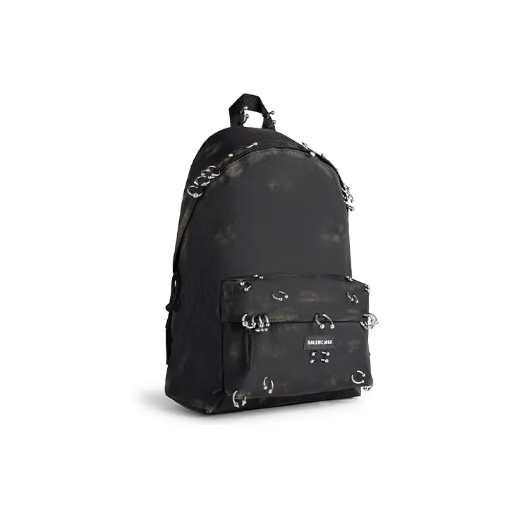 Balenciaga Explorer Fabric Backpack Women's Black-1