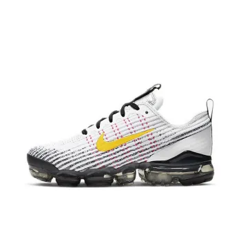 Nike Air VaporMax Flyknit 3 White Dynamic Yellow GS