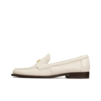 TORY BURCH Double T Leather Loafers