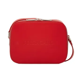 FERRAGAMO Cow Leather Camera Bag Shoulder Bag Crossbody Bag Men's Red