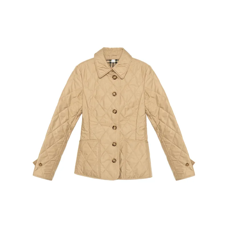 Burberry Diamond Quilted Buttoned Jacket-1