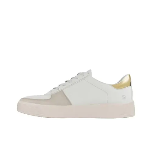 Ecco Low-Top Skateboard Shoes Women's White Pink