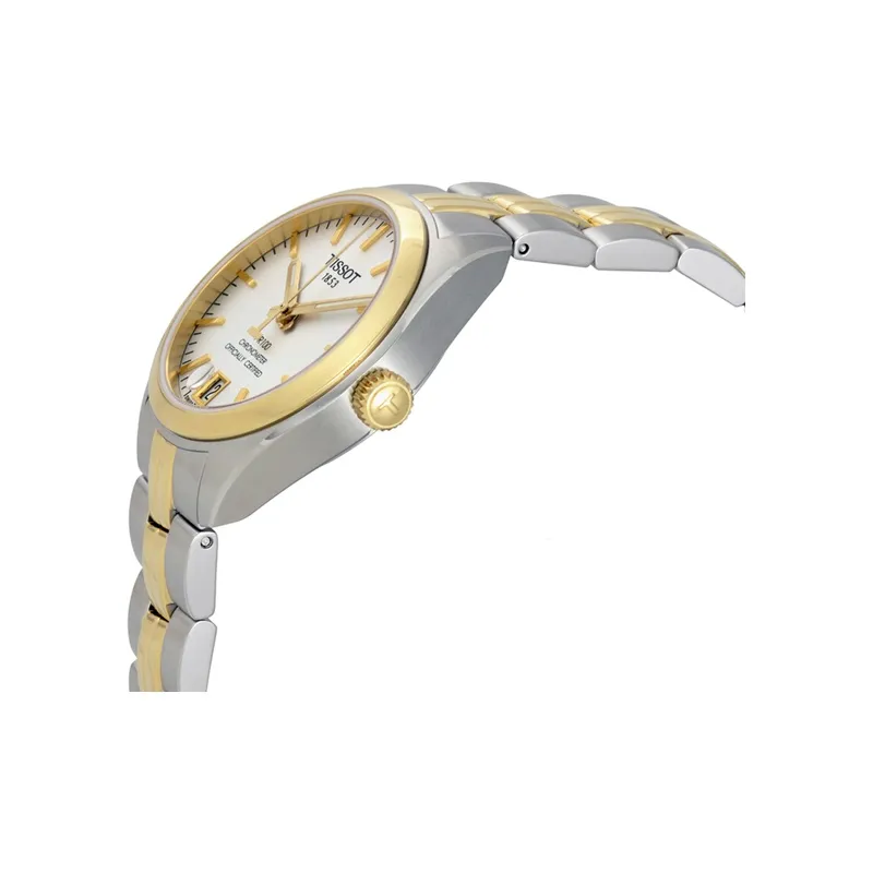 TISSOT PR100 Collection Automatic Mechanical Movement Women's Watch Watch 33mm Silver Dial T101.208.22.031.00-1