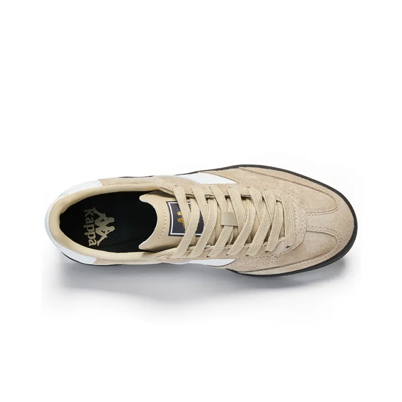 Kappa Anti Slip Wear Resistant Low Top Skateboard Shoes Unisex Khaki-2