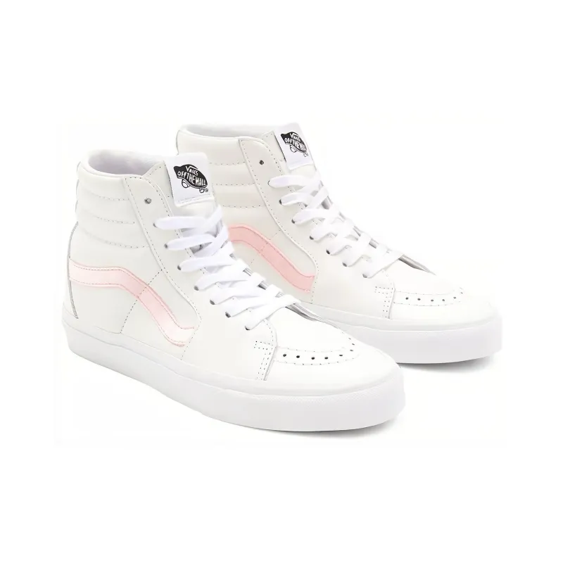 Vans SK8 HI Wear resistant Non Slip Casual Skateboarding Shoes White-2