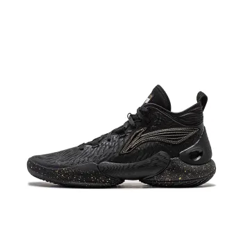 LINING YuShuai 18 Basketball Shoes Men Mid Top Black