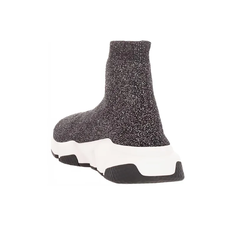 Balenciaga Speed Trainer Black Glitter Women's-3