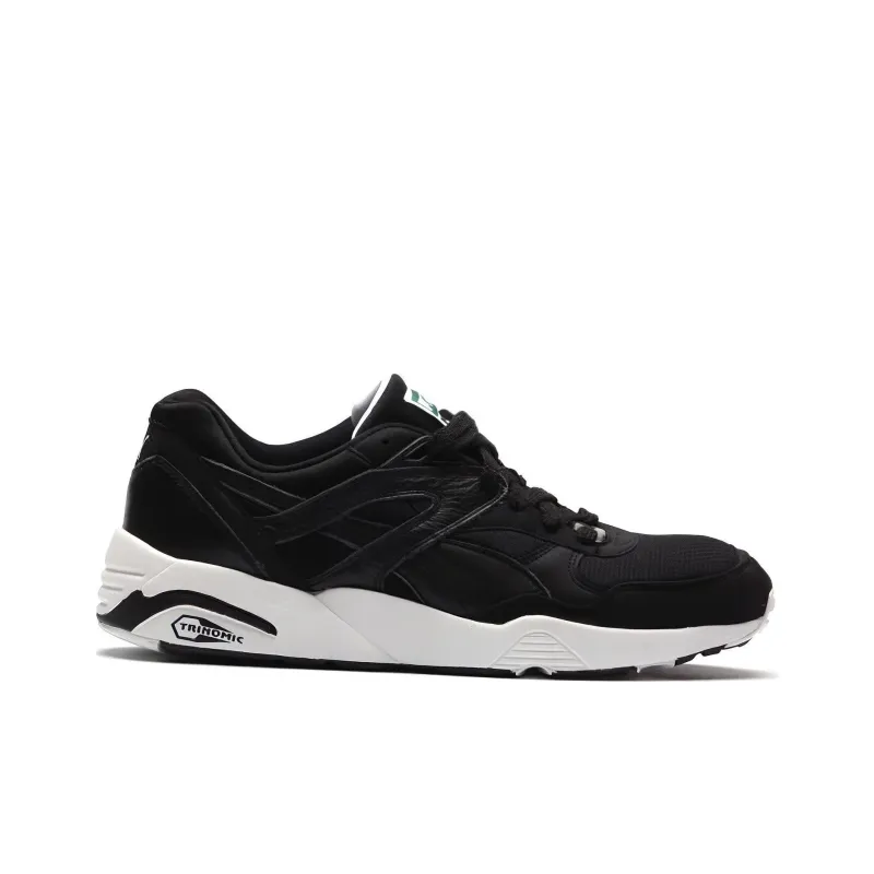 PUMA R698 Trinomic Wear-Resistant Cushioning Slip-Resistant Low-Top Athletic Shoes Men's Black-1
