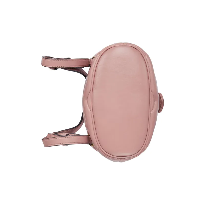 GUCCI GG Marmont Leather Backpack Women's Pink-5
