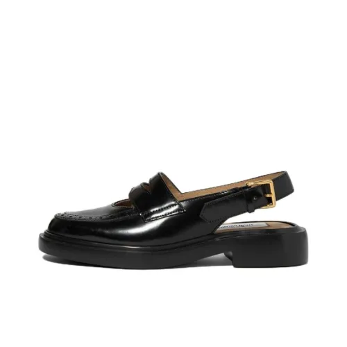 THOM BROWNE Slingback Leather Penny Loafers