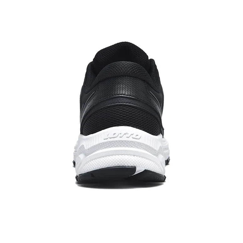 LOTTO Chunky Sneakers Women's Low Top Black/White-4